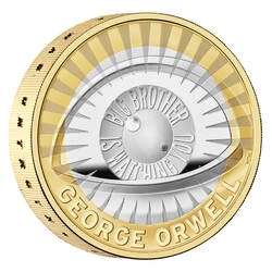 2025 George Orwell Piedfort Coin