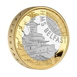 2025 HMS Belfast Piedfort Coin